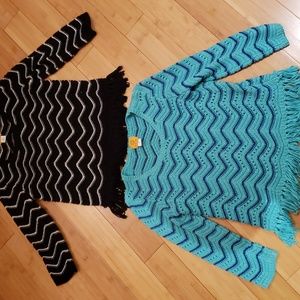3/4 sweaters w. fringle